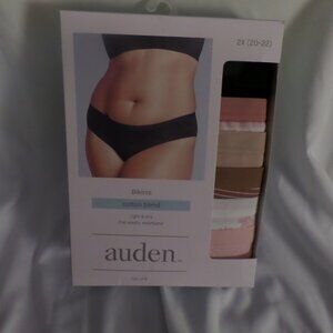 Auden Cotton Blen Bikinis Set of 6 – Size 2X (20-22) New